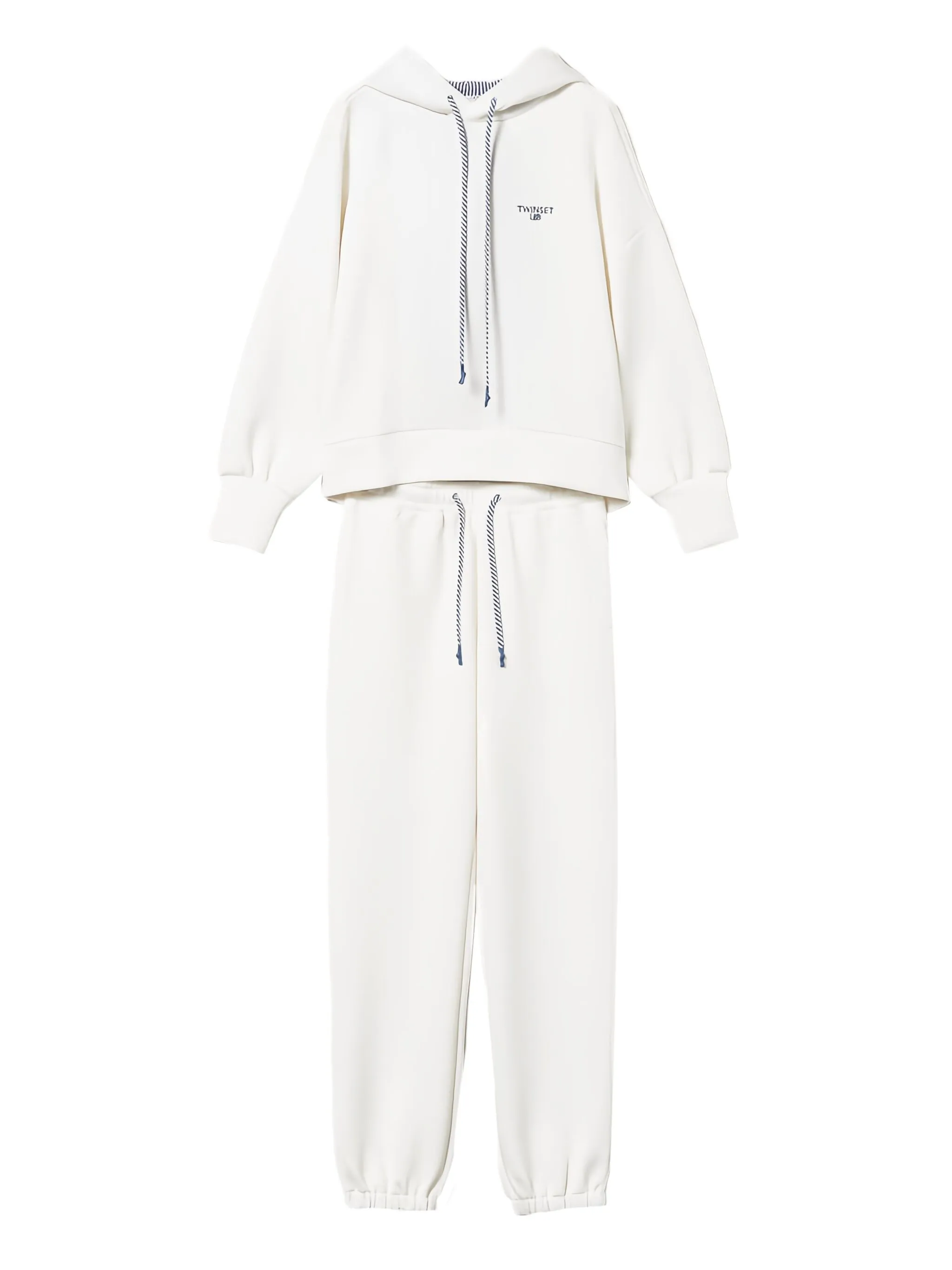 Спортивный костюм с вышитым логотипом Twinset, белый
Спортивный костюм с вышитым логотипом Twinset, белый