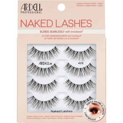 Ресницы Naked Lashes из натуральных волос, стиль 422 — набор из 4 шт., Ardell
Ресницы Naked Lashes из натуральных волос, стиль 422 — набор из 4 шт., Ardell