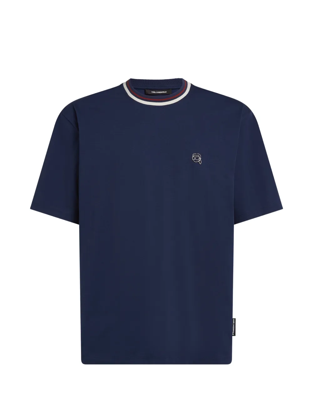 Полосатая футболка свободного кроя Karl Lagerfeld, синий
Полосатая футболка свободного кроя Karl Lagerfeld, синий
