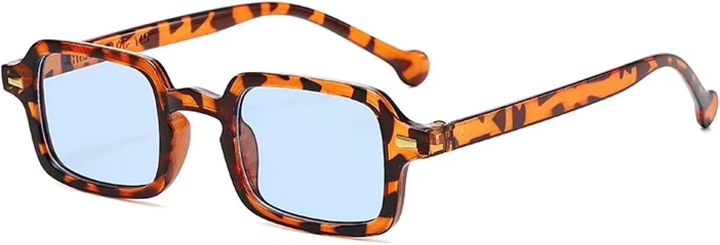 Классические прямоугольные солнцезащитные очки для женщин, овальные винтажные очки для мужчин, модные очки с защитой от УФ-излучения UV400 TVTBBVV, Leopard Blue
Классические прямоугольные солнцезащитные очки для женщин, овальные винтажные очки для мужчин, модные очки с защитой от УФ-излучения UV400 TVTBBVV, Leopard Blue