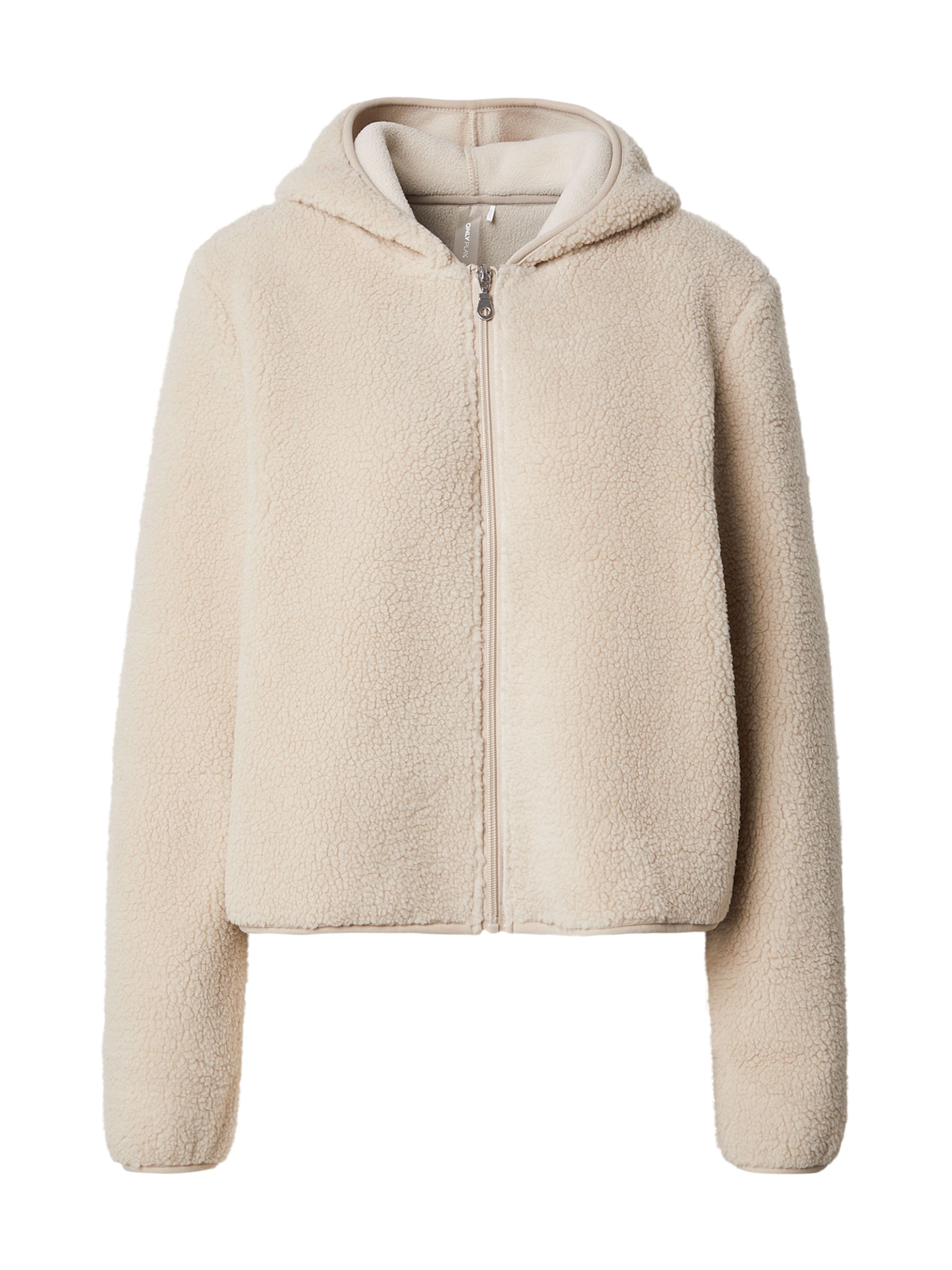 ONLY PLAY Спортивная флисовая куртка 'ONPCavy' в цвете Stone
ONLY PLAY Спортивная флисовая куртка 'ONPCavy' в цвете Stone