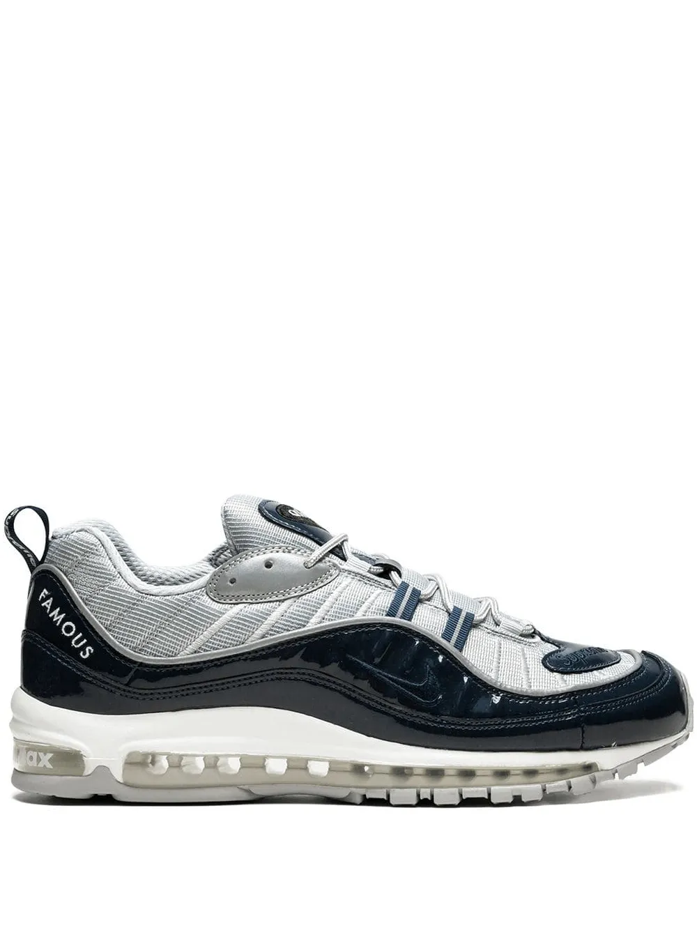 Кроссовки Air Max 98 Supreme Nike, черный 
Кроссовки Air Max 98 Supreme Nike, черный