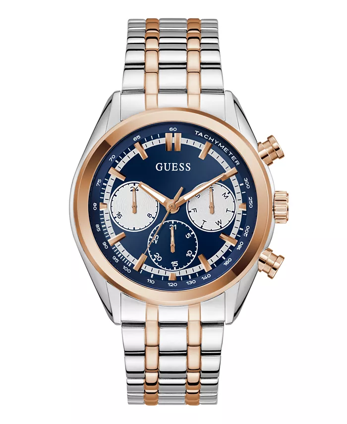 Мужские двухцветные многофункциональные часы, 44mm Guess
Мужские двухцветные многофункциональные часы, 44mm Guess