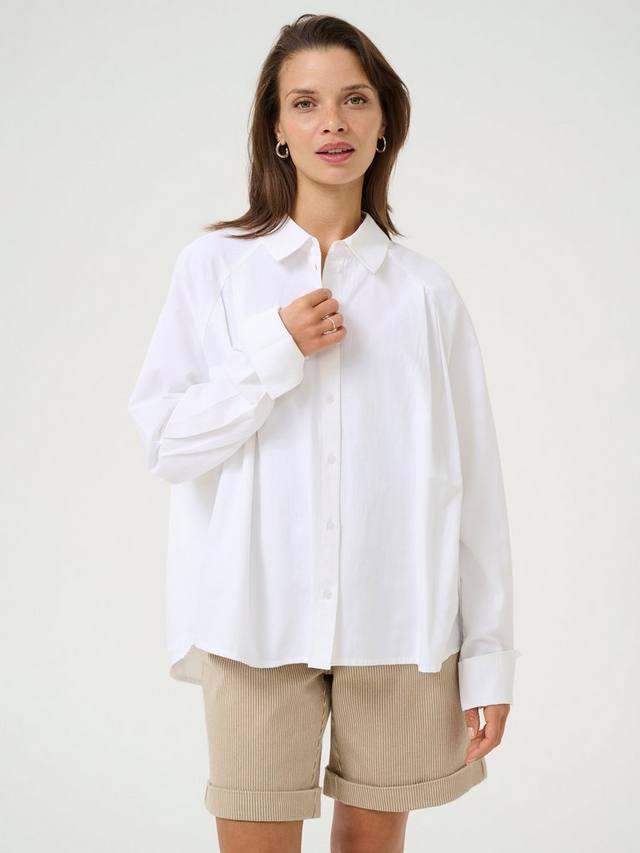 Хлопковая рубашка KAhaily KAFFE, White
Хлопковая рубашка KAhaily KAFFE, White