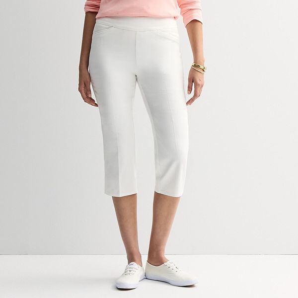 Брюки-капри Petite effortless stretch Croft & Barrow, White
Брюки-капри Petite effortless stretch Croft & Barrow, White