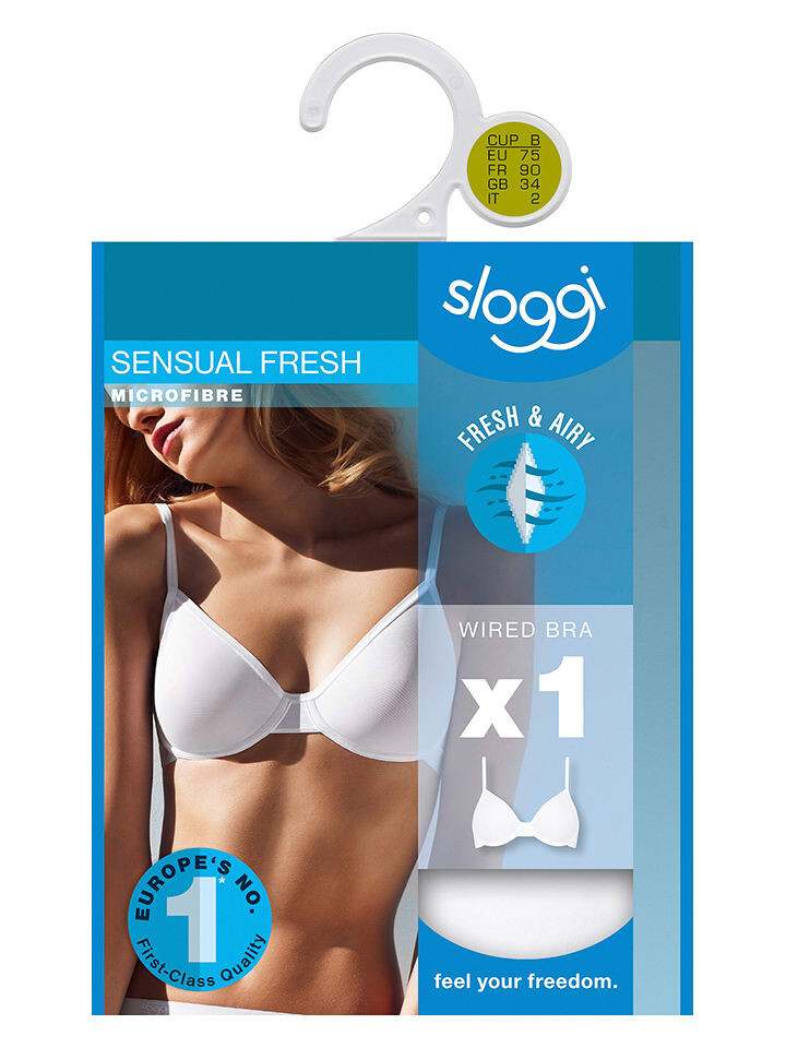 Бюстгальтер на косточках Sloggi, белый
Бюстгальтер на косточках Sloggi, белый