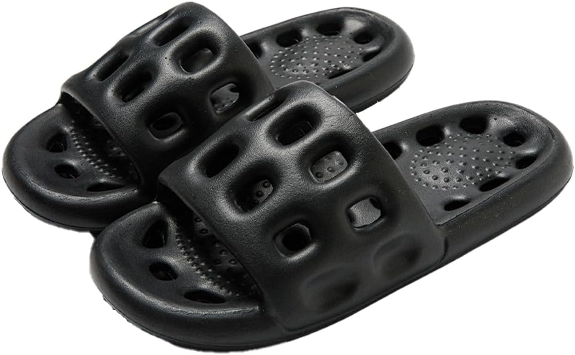 Женские и мужские шлепанцы для душа oukisam, быстро сохнущие, легкая подошва, нескользящие шлепанцы для ванной, черный
Женские и мужские шлепанцы для душа oukisam, быстро сохнущие, легкая подошва, нескользящие шлепанцы для ванной, черный