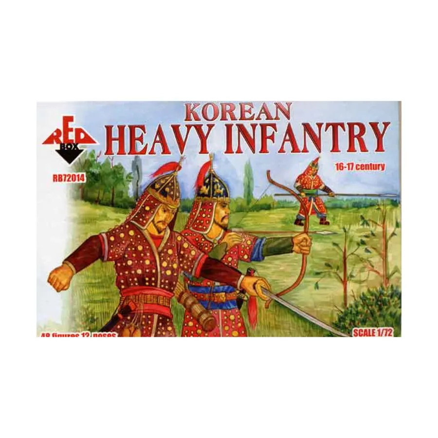 Корейская тяжелая пехота, 16th-17th Century Miniatures (1:72)
Корейская тяжелая пехота, 16th-17th Century Miniatures (1:72)