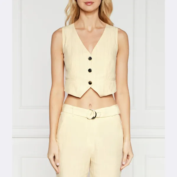 Облегающий жилет с добавлением белья Liu Jo, бежевый
Облегающий жилет с добавлением белья Liu Jo, бежевый