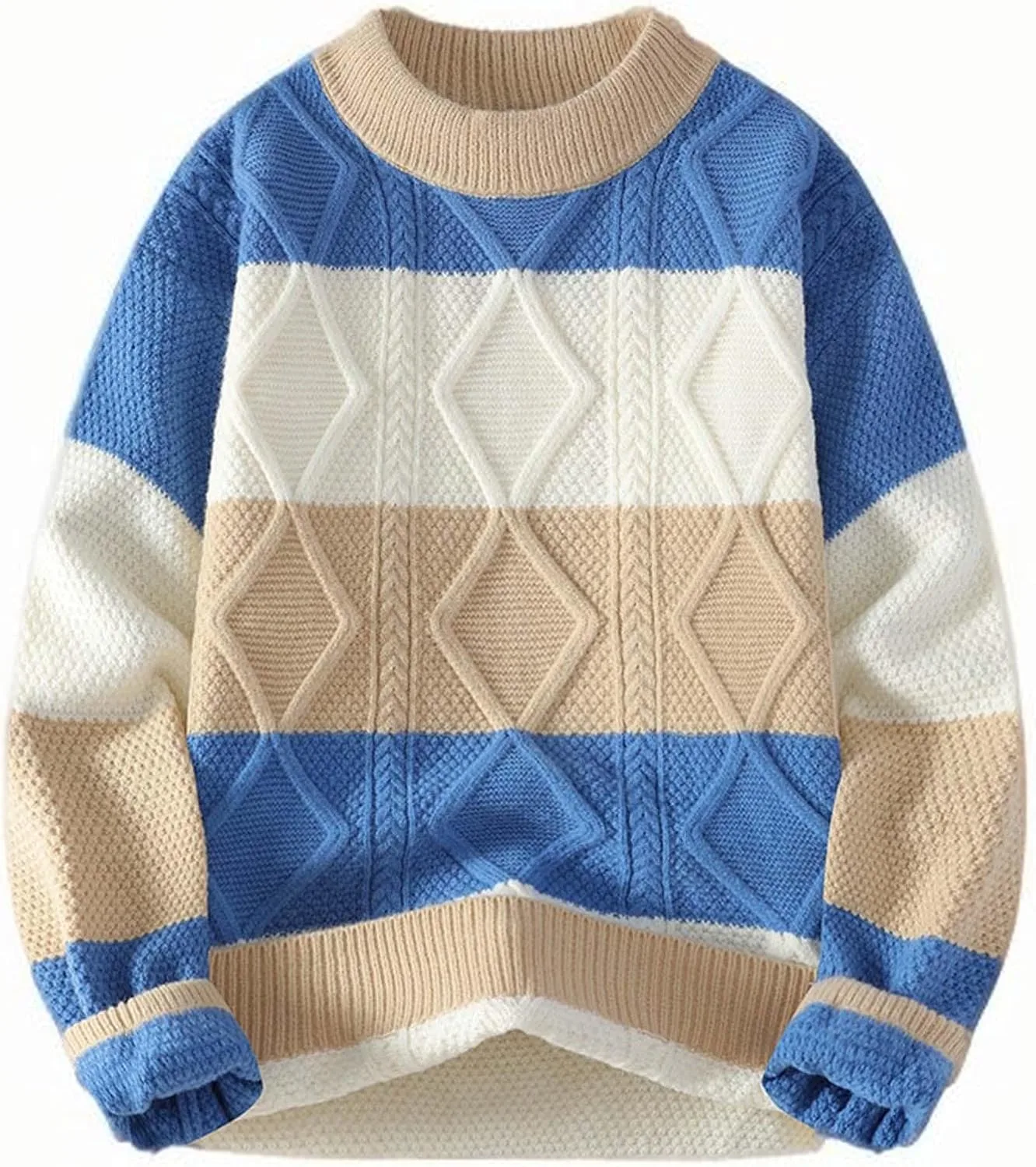 Свитер Dgoopd Patchwork с отложным воротником и резинкой
Свитер Dgoopd Patchwork с отложным воротником и резинкой