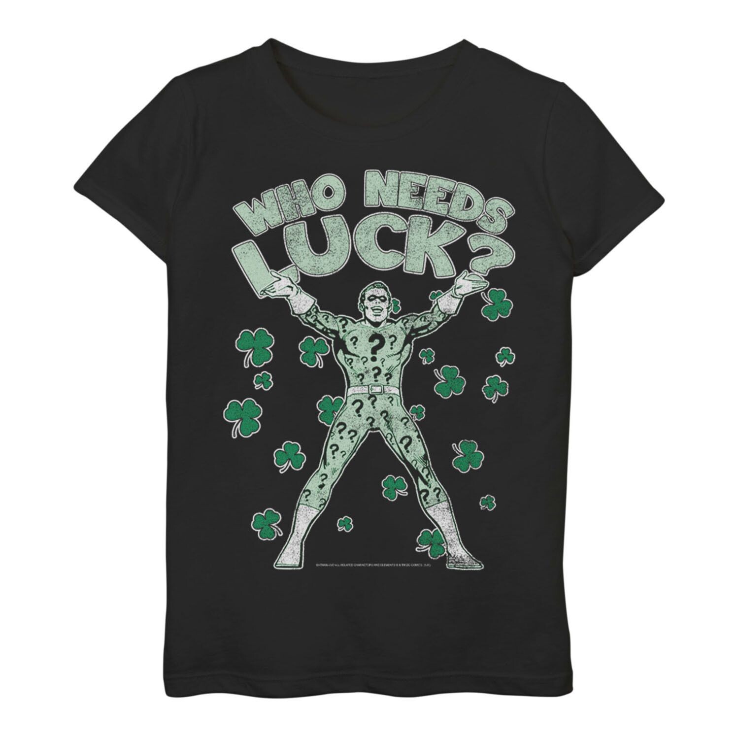 Футболка DC Comics «Загадочник дня Святого Патрика, которому нужна удача» для девочек 7–16 лет Licensed Character
Футболка DC Comics «Загадочник дня Святого Патрика, которому нужна удача» для девочек 7–16 лет Licensed Character
