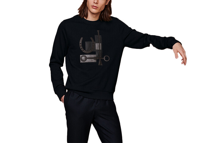 Свитер мужской черный Hermes, черный
Свитер мужской черный Hermes, черный