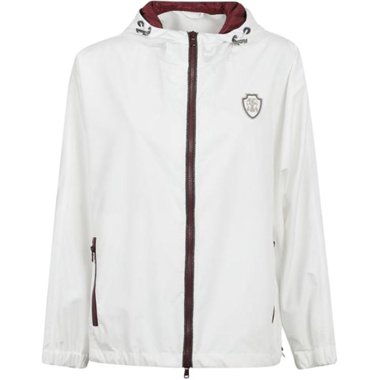 Куртка с капюшоном и нашивкой с логотипом Brunello Cucinelli, белый
Куртка с капюшоном и нашивкой с логотипом Brunello Cucinelli, белый