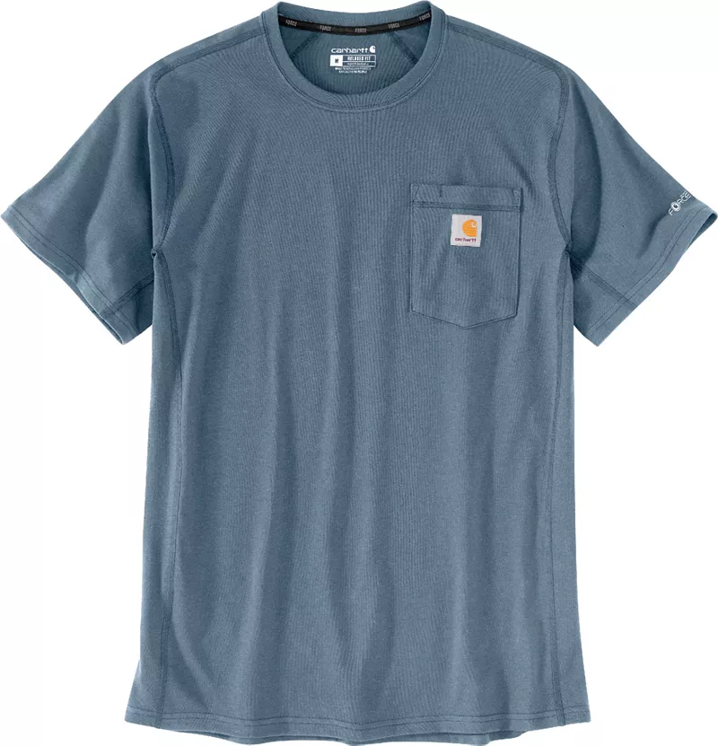 Мужская футболка Carhartt с короткими рукавами и карманами Force, цвет Thundercloud
Мужская футболка Carhartt с короткими рукавами и карманами Force, цвет Thundercloud