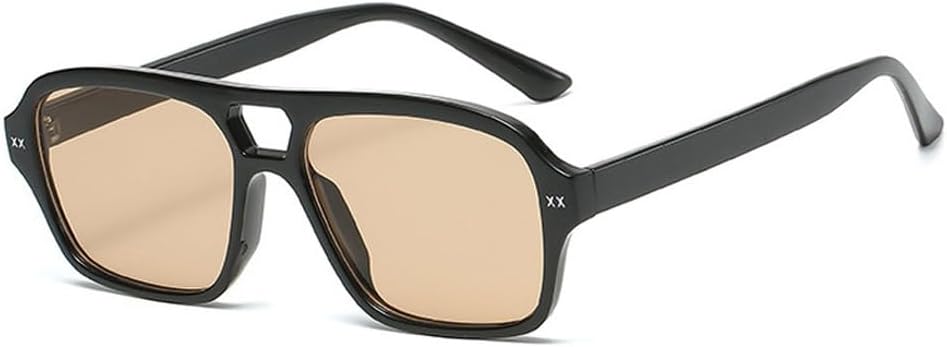 Ретро-солнцезащитные очки с двойной перемычкой для женщин, квадратной формы, модные очки с градиентным переходом цвета, трендовые мужские солнцезащитные очки с линзами Ocean Lens UV400 WNCKSQ, Black Champagne
Ретро-солнцезащитные очки с двойной перемычкой для женщин, квадратной формы, модные очки с градиентным переходом цвета, трендовые мужские солнцезащитные очки с линзами Ocean Lens UV400 WNCKSQ, Black Champagne