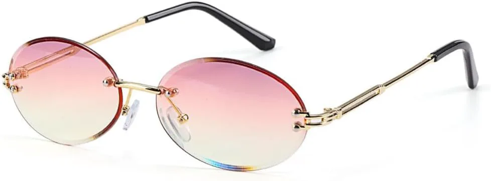 MTZJH Маленькие овальные солнцезащитные очки для женщин, защита от УФ-излучения UV400, винтажные панк-очки для мужчин с заклепками, 1, один размер HDUBFY, 1
MTZJH Маленькие овальные солнцезащитные очки для женщин, защита от УФ-излучения UV400, винтажные панк-очки для мужчин с заклепками, 1, один размер HDUBFY, 1