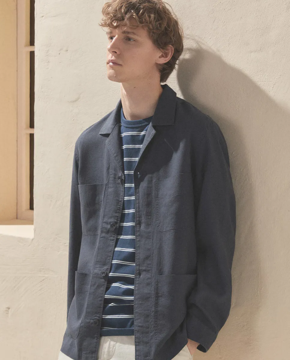 Мужская верхняя рубашка с двумя карманами Dustin, темно-синий
Мужская верхняя рубашка с двумя карманами Dustin, темно-синий