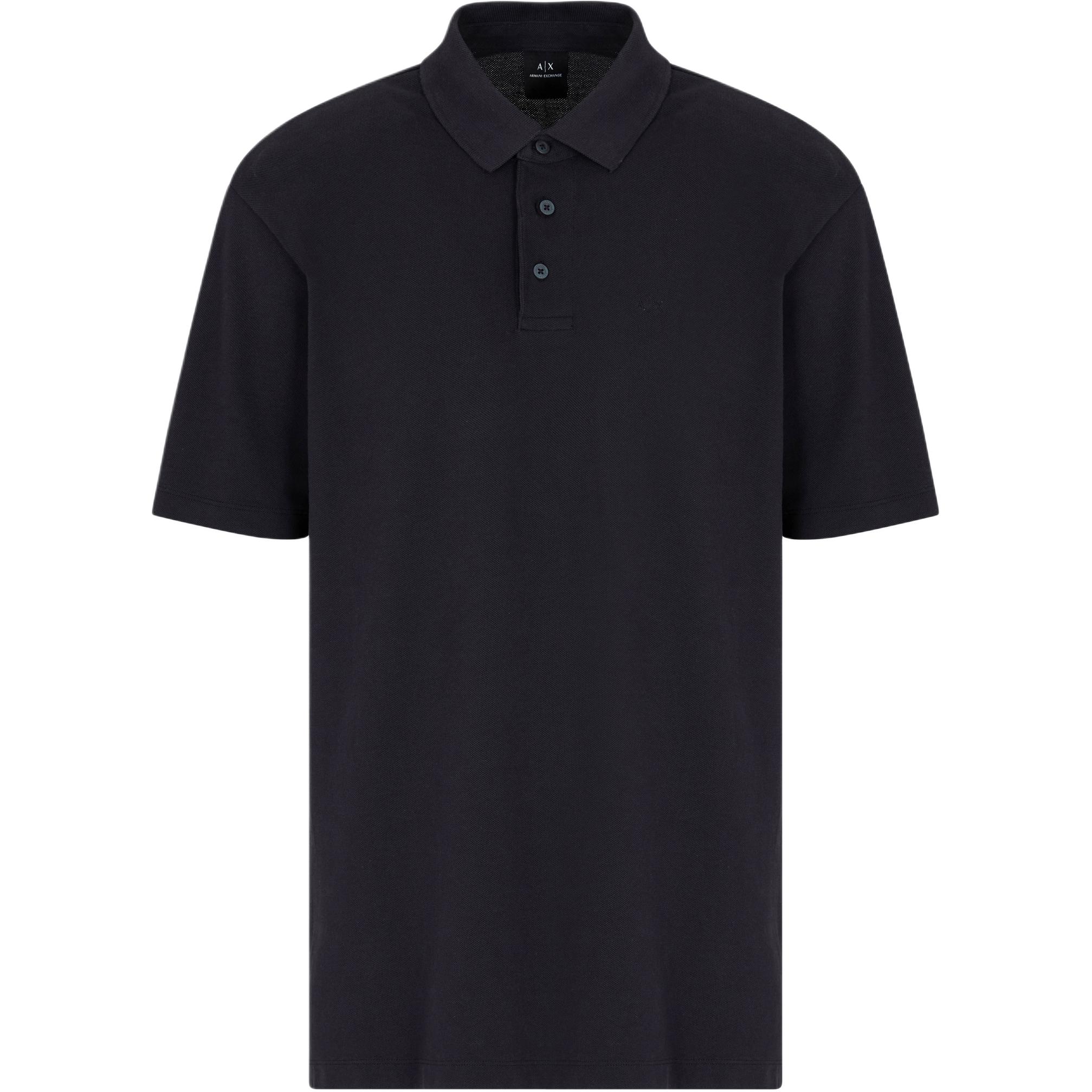 Хлопковая рубашка поло Armani Exchange, черный
Хлопковая рубашка поло Armani Exchange, черный