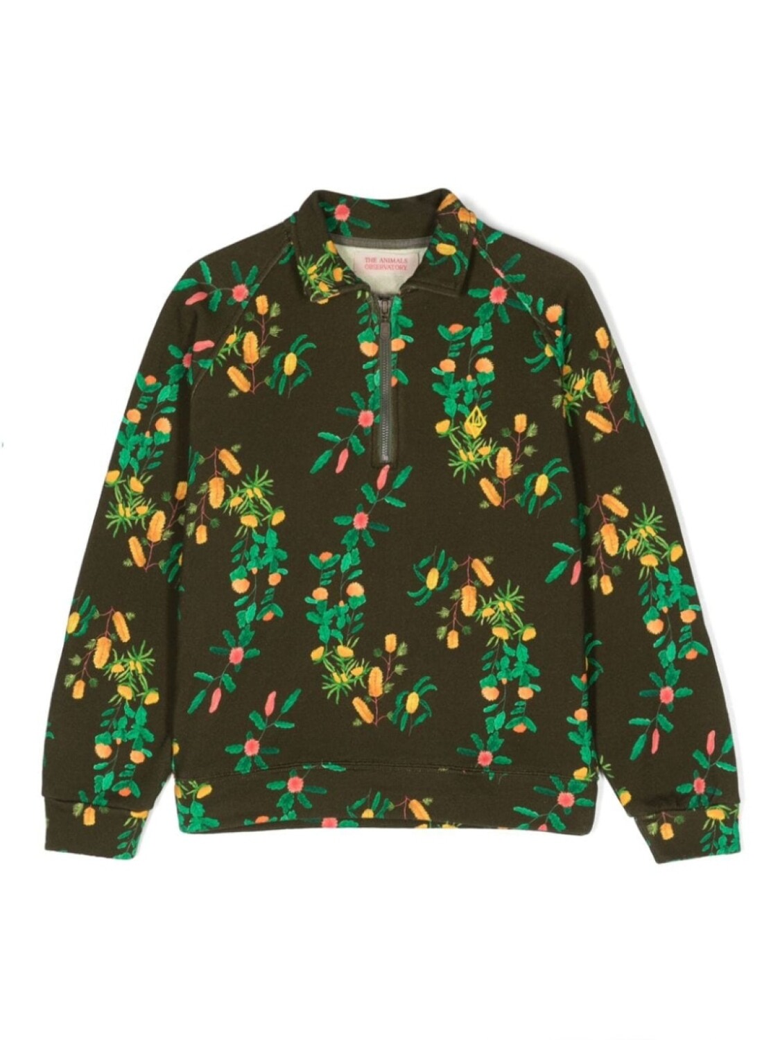 Толстовка на молнии с изображением морского конька из обсерватории животных The Animals Observatory, коричневый
Толстовка на молнии с изображением морского конька из обсерватории животных The Animals Observatory, коричневый