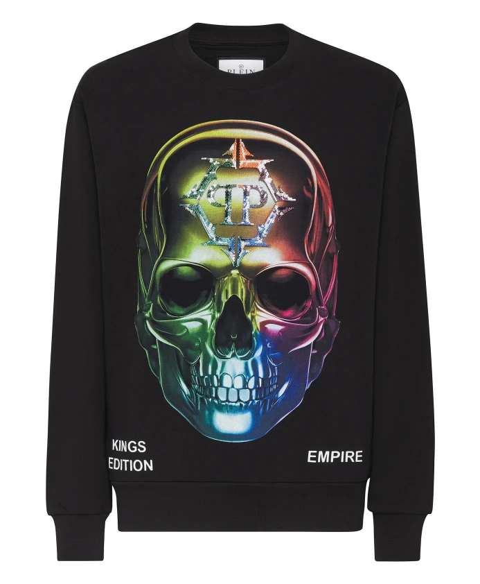 Хромированная толстовка Philipp Plein, черный
Хромированная толстовка Philipp Plein, черный
