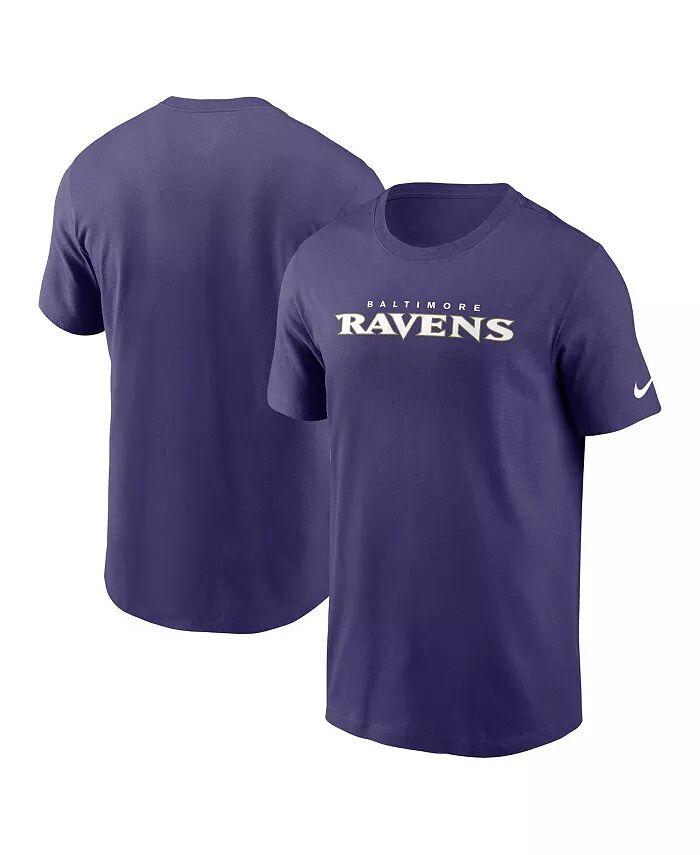 Мужская фиолетовая футболка Baltimore Ravens Primetime Wordmark Essential Nike
Мужская фиолетовая футболка Baltimore Ravens Primetime Wordmark Essential Nike