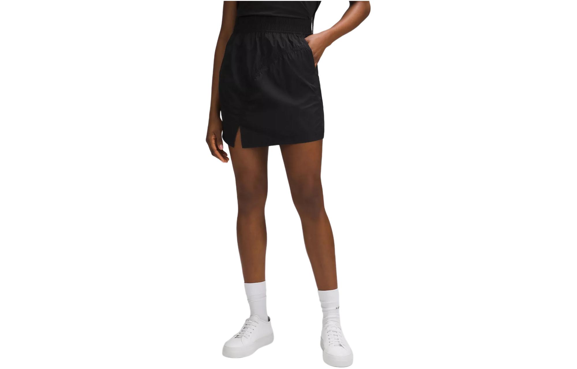 Повседневная короткая юбка женская Lululemon, черный
Повседневная короткая юбка женская Lululemon, черный