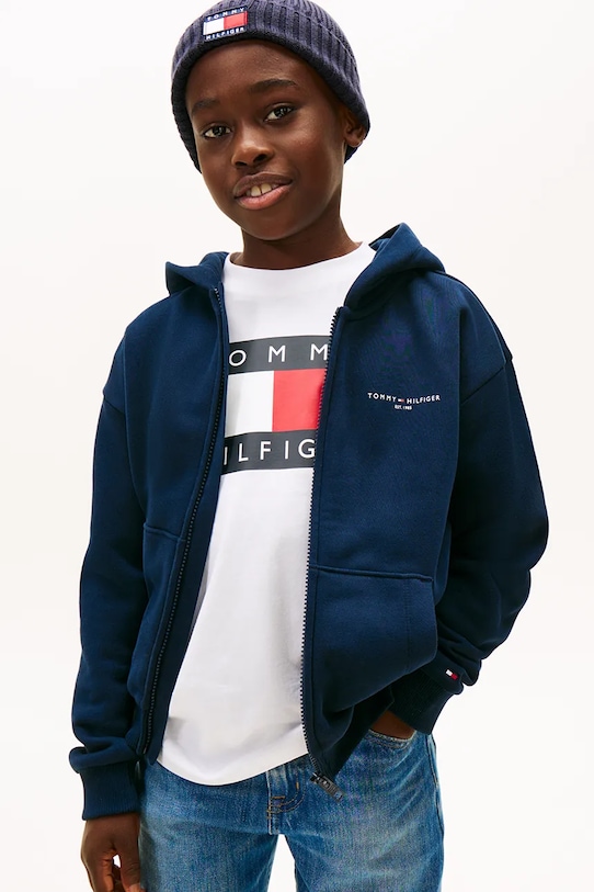 Детская хлопковая толстовка Tommy Hilfiger, темно-синий
Детская хлопковая толстовка Tommy Hilfiger, темно-синий