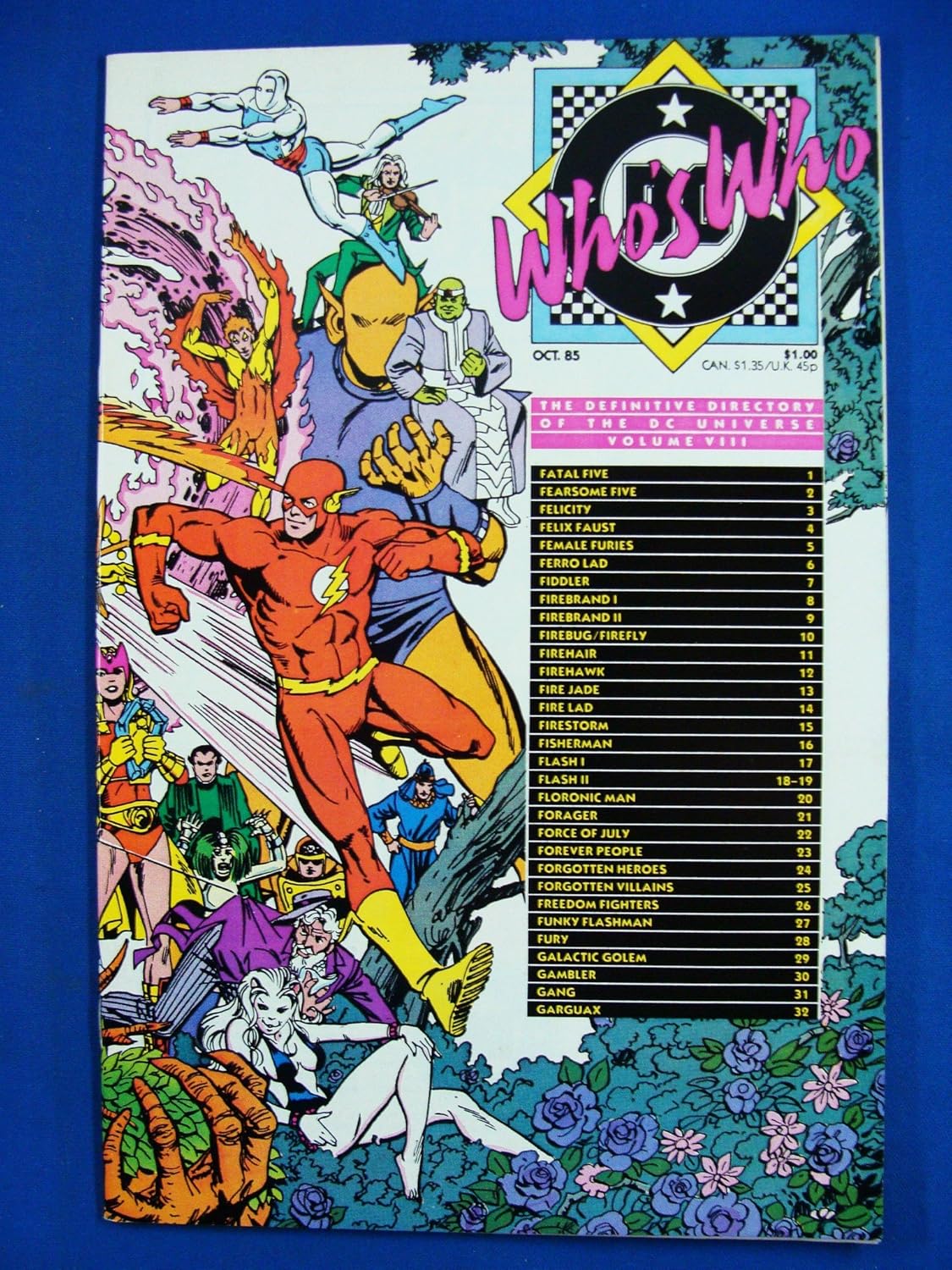 Who's Who: The Definitive Directory of the DC Universe (1985 series) #8 (DC Comics)
Who's Who: The Definitive Directory of the DC Universe (1985 series) #8 (DC Comics)