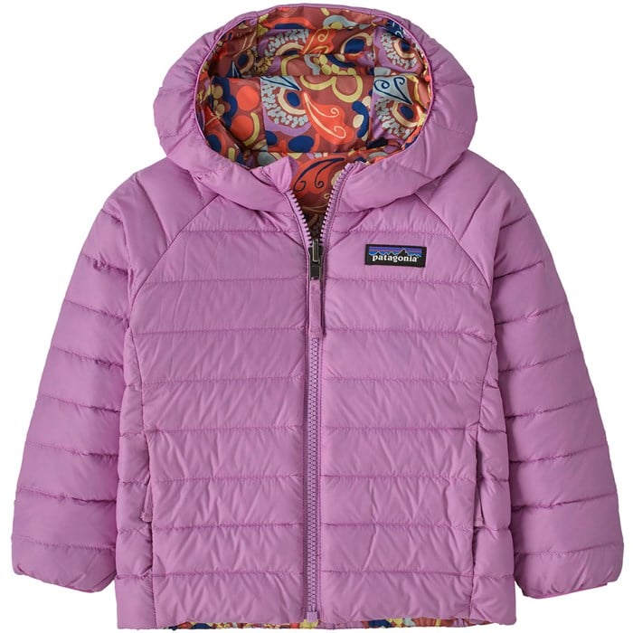 Двусторонний пуховый свитер с капюшоном - для младенцев Patagonia, River River: Potters Red
Двусторонний пуховый свитер с капюшоном - для младенцев Patagonia, River River: Potters Red