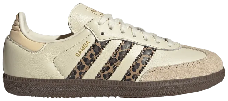 Кроссовки adidas Samba OG J 'Leopard', кремовый
Кроссовки adidas Samba OG J 'Leopard', кремовый
