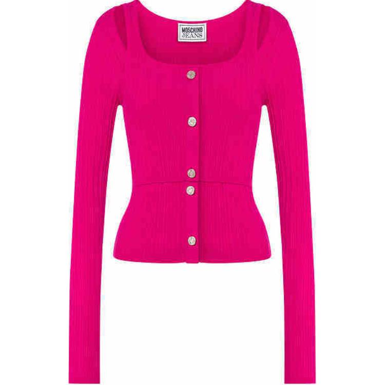 Топ Jeans Knitted Long sleeve Polo Collar MOSCHINO, розовый
Топ Jeans Knitted Long sleeve Polo Collar MOSCHINO, розовый