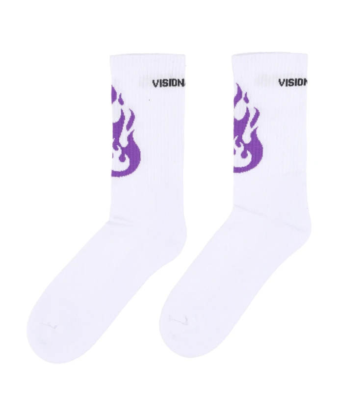 Носки с логотипом Fire, бело-фиолетовые Vision Of Super, белый
Носки с логотипом Fire, бело-фиолетовые Vision Of Super, белый