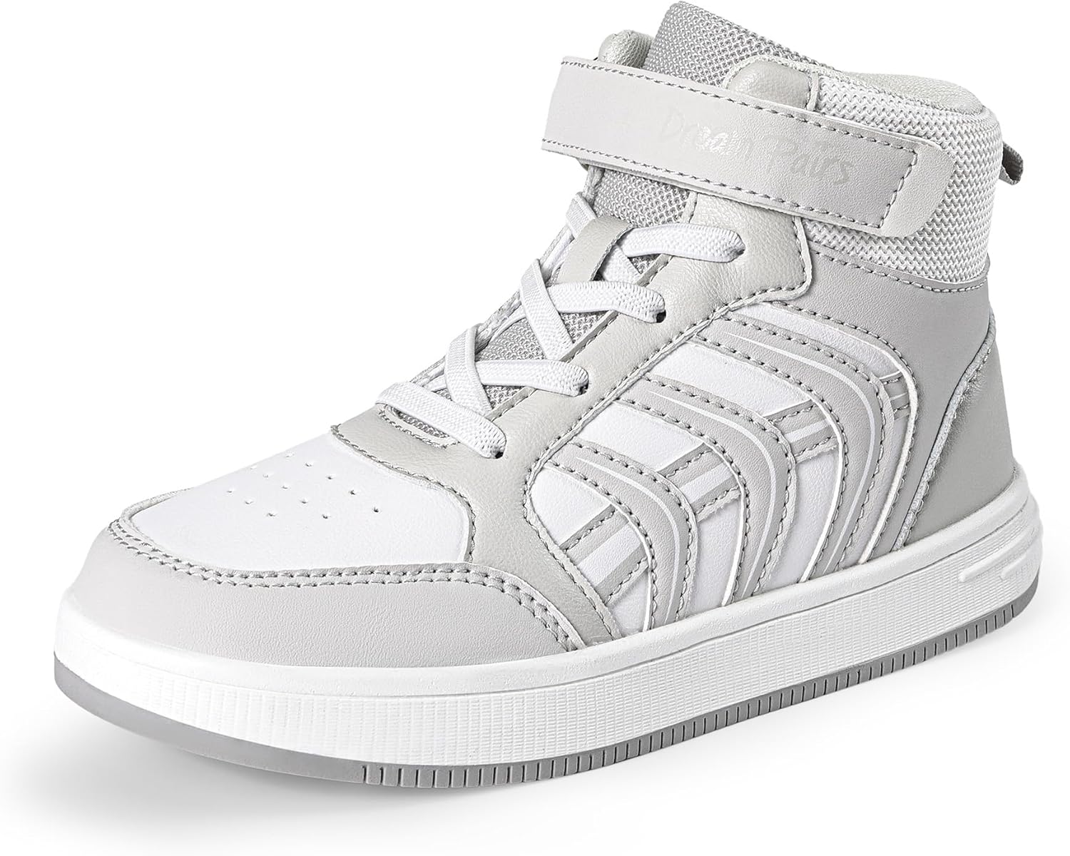 Кроссовки DREAM PAIRS для мальчиков и девочек, высокие баскетбольные кроссовки для детей, LilLegends JuniorFly Jumpers, спортивная обувь для школы и зала, белый/серый
Кроссовки DREAM PAIRS для мальчиков и девочек, высокие баскетбольные кроссовки для детей, LilLegends JuniorFly Jumpers, спортивная обувь для школы и зала, белый/серый