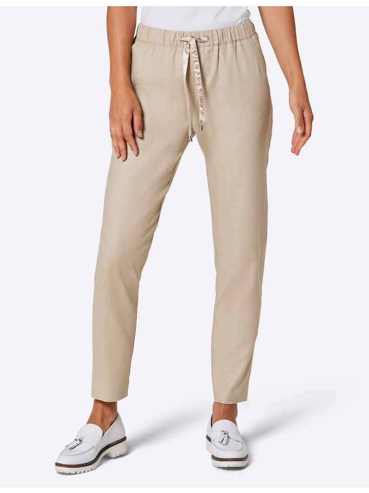 Льняные брюки бежевого цвета creation L
Льняные брюки бежевого цвета creation L