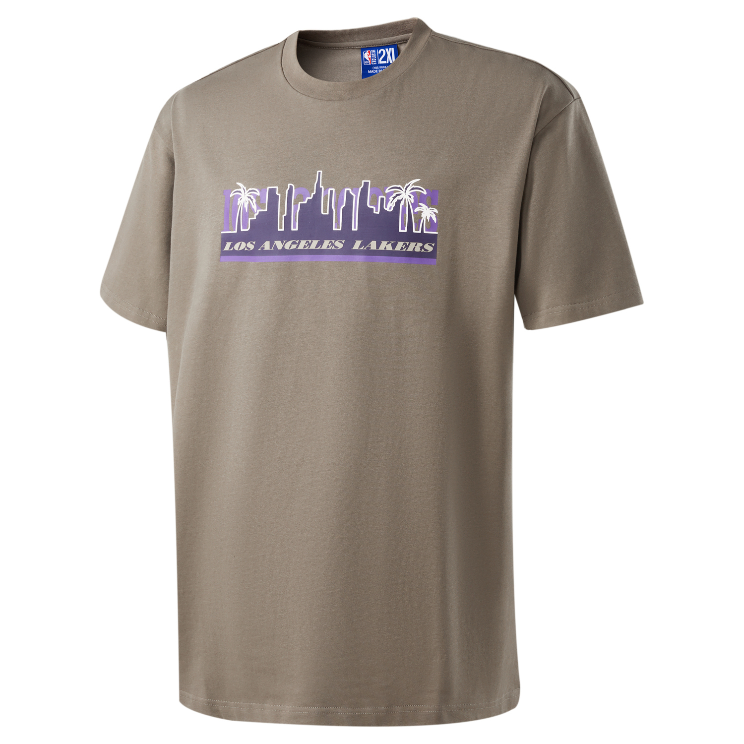Футболка Los Angeles Lakers унисекс коричнево-серая NBA
Футболка Los Angeles Lakers унисекс коричнево-серая NBA