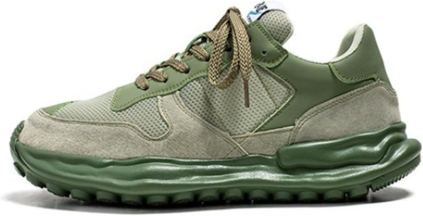 Мужские кроссовки с протекторной подошвой, массивная платформа, кроссовки типа «папа» с увеличением роста, дышащая сетка и полиуретановые прогулочные туфли для мужчин в зеленом, белом и сером цветах Azttoztto
Мужские кроссовки с протекторной подошвой, массивная платформа, кроссовки типа «папа» с увеличением роста, дышащая сетка и полиуретановые прогулочные туфли для мужчин в зеленом, белом и сером цветах Azttoztto