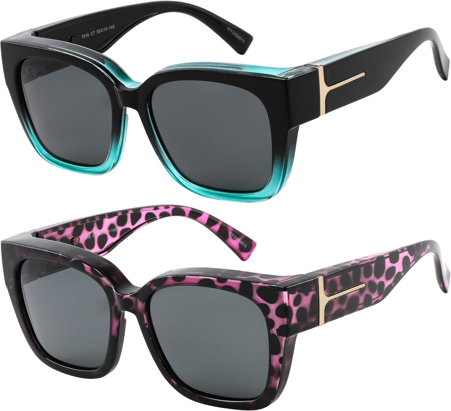 Поляризованные солнцезащитные очки Yogo Vision для ношения поверх обычных очков, подходят для женщин и мужчин, обеспечивают 100% защиту от УФ-излучения, 2 Pack: Black Blue Frame With Grey Lens, Demi Purple Frame With Grey Lens
Поляризованные солнцезащитные очки Yogo Vision для ношения поверх обычных очков, подходят для женщин и мужчин, обеспечивают 100% защиту от УФ-излучения, 2 Pack: Black Blue Frame With Grey Lens, Demi Purple Frame With Grey Lens