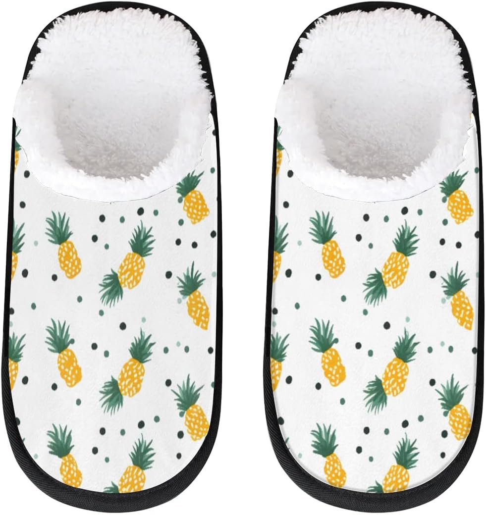 Тапочки Gublec для женщин и мужчин, уютные с нескользящей подошвой, для дома, теплые плюшевые тапочки для дома, спальни и путешествий, Watercolor Pineapples
Тапочки Gublec для женщин и мужчин, уютные с нескользящей подошвой, для дома, теплые плюшевые тапочки для дома, спальни и путешествий, Watercolor Pineapples