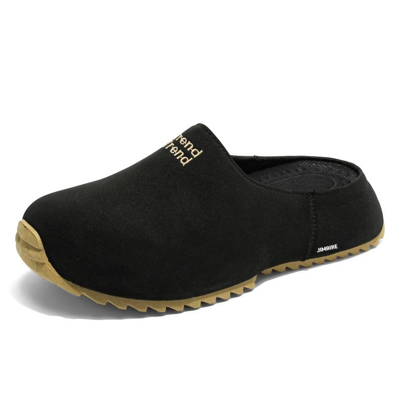 King Jinmai Резиновая подошва устойчивая к запахам износостойкая противоскользящая закрытая домашняя обувь мужская черная, цвет Black
King Jinmai Резиновая подошва устойчивая к запахам износостойкая противоскользящая закрытая домашняя обувь мужская черная, цвет Black