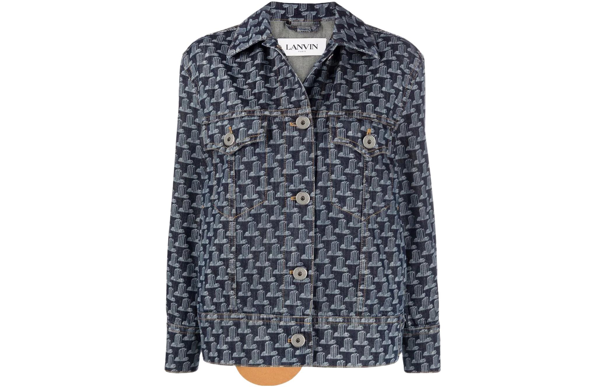 SS22 Джинсовая куртка женская серо-голубая Lanvin, Синий, SS22 Джинсовая куртка женская серо-голубая Lanvin 
SS22 Джинсовая куртка женская серо-голубая Lanvin, Синий, SS22 Джинсовая куртка женская серо-голубая Lanvin