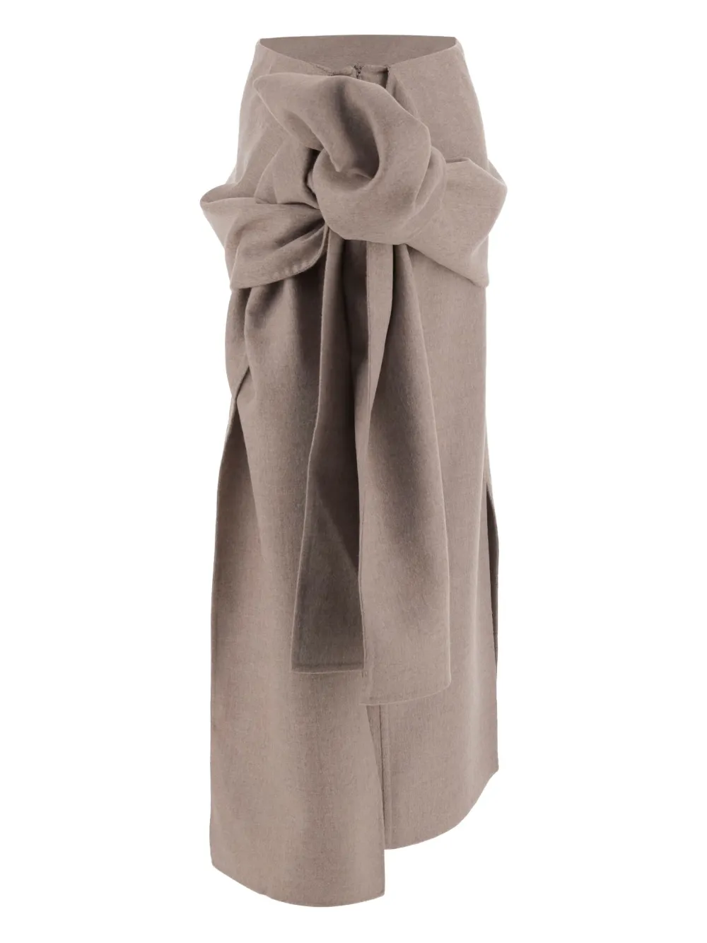 Юбка из шерсти с узлами Carven, коричневый
Юбка из шерсти с узлами Carven, коричневый