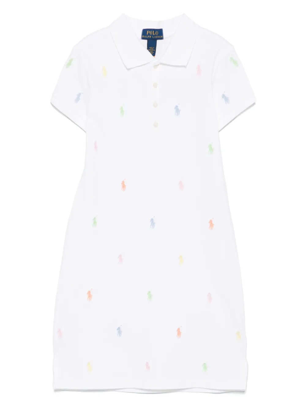 Платье с воротником поло и вышитым логотипом POLO RALPH LAUREN KIDS, белый
Платье с воротником поло и вышитым логотипом POLO RALPH LAUREN KIDS, белый