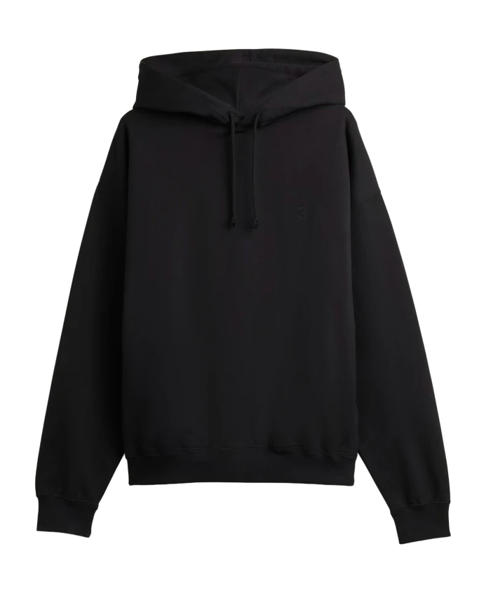 Черный объемный свитер с капюшоном Y-3, черный
Черный объемный свитер с капюшоном Y-3, черный