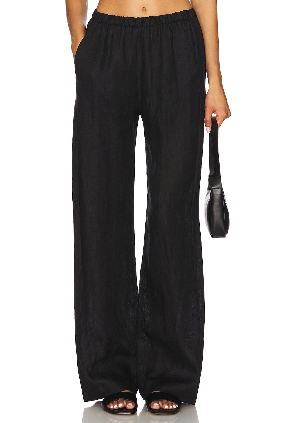 Брюки "Linen everywhere" от Enza Costa, black
Брюки "Linen everywhere" от Enza Costa, black