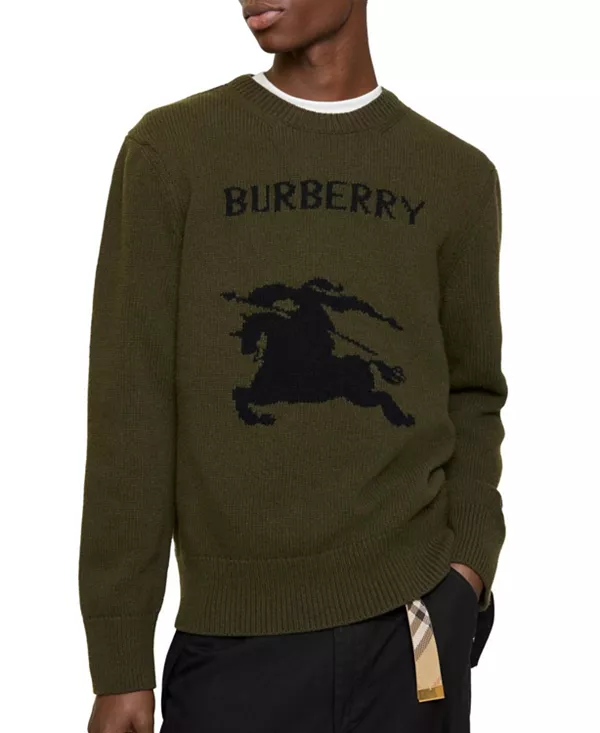 Шерстяной кашемировый свитер Ekd Burberry, зеленый
Шерстяной кашемировый свитер Ekd Burberry, зеленый