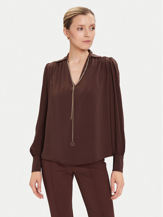 Блузка regular fit CFC0125721003 Rinascimento, коричневый
Блузка regular fit CFC0125721003 Rinascimento, коричневый