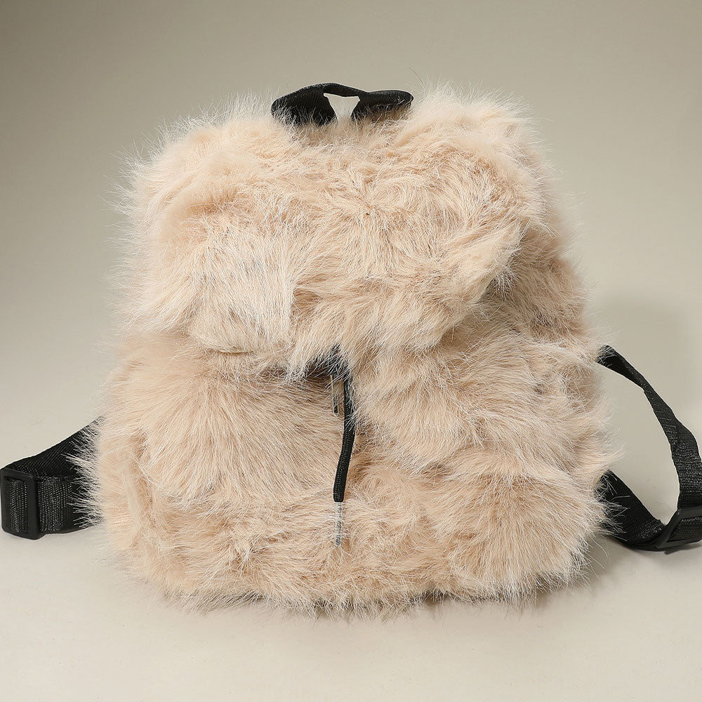 Искусственный мех Уютный рюкзак FASHNZFAB, бежевый
Искусственный мех Уютный рюкзак FASHNZFAB, бежевый