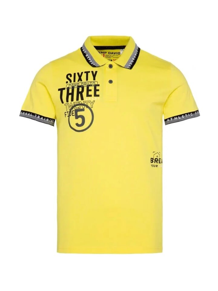 Поло CAMP DAVID, желтый
Поло CAMP DAVID, желтый