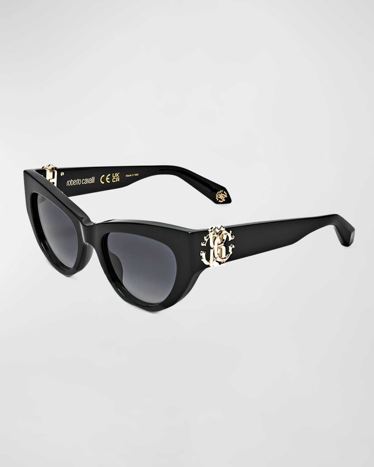 Солнцезащитные очки «кошачий глаз» Iconic RC из ацетата Roberto Cavalli, цвет Shiny Black
Солнцезащитные очки «кошачий глаз» Iconic RC из ацетата Roberto Cavalli, цвет Shiny Black