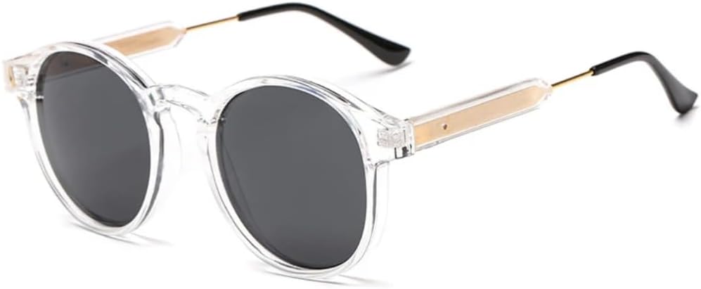 Солнцезащитные очки для мужчин и женщин - защита UV400 - круглая серая оправа с цветными линзами, подходят для занятий спортом на открытом воздухе и вождения DSVIGF, Clear-grey
Солнцезащитные очки для мужчин и женщин - защита UV400 - круглая серая оправа с цветными линзами, подходят для занятий спортом на открытом воздухе и вождения DSVIGF, Clear-grey